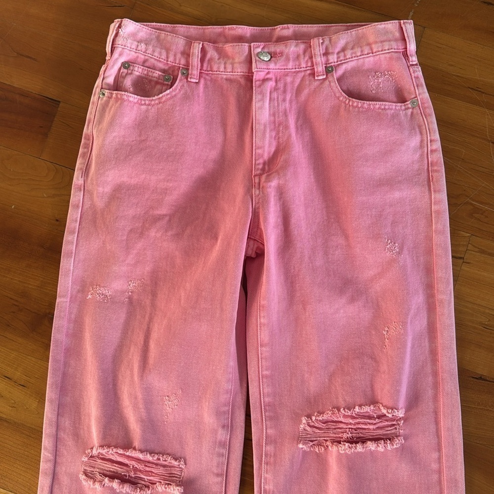 NEW SER.O.YA MARGOT CUFFED BOYFRIEND JEANS NWT slouchy baggy distressed Seroya - Picture 13 of 17